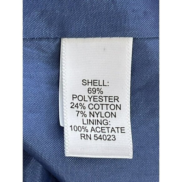 Banana Republic Woman's Sz 14 Light Blue w/ White Dots Sleeveless Sheath Dress - Picture 6 of 10